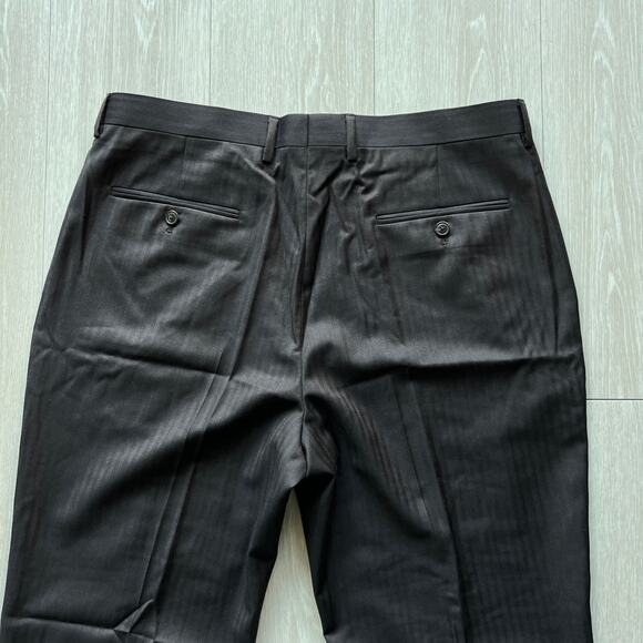 J Crew Crosby Classic Fit Suit Pant Lightweight Italian Wool Mens W34 L30 Brown - Picture 11 of 12